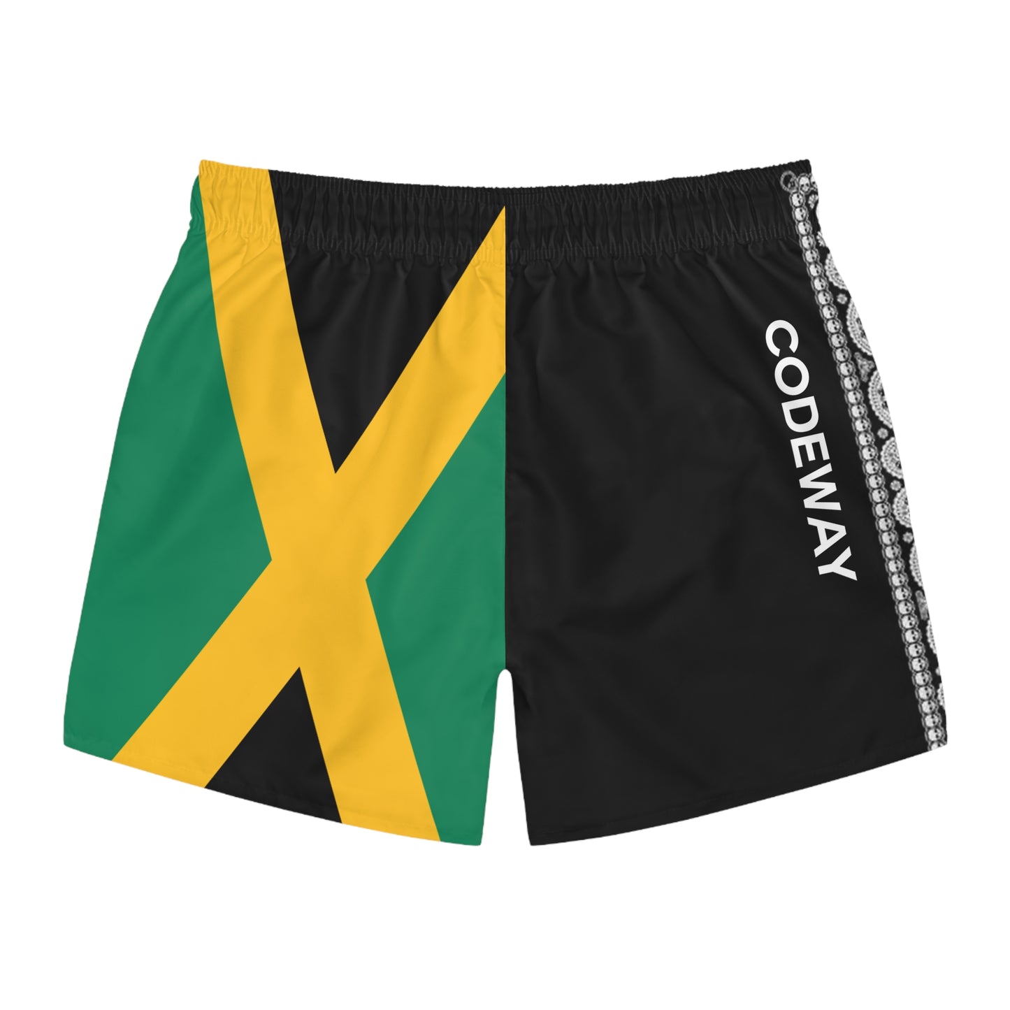 Full Jamaica Code Swim Trunks