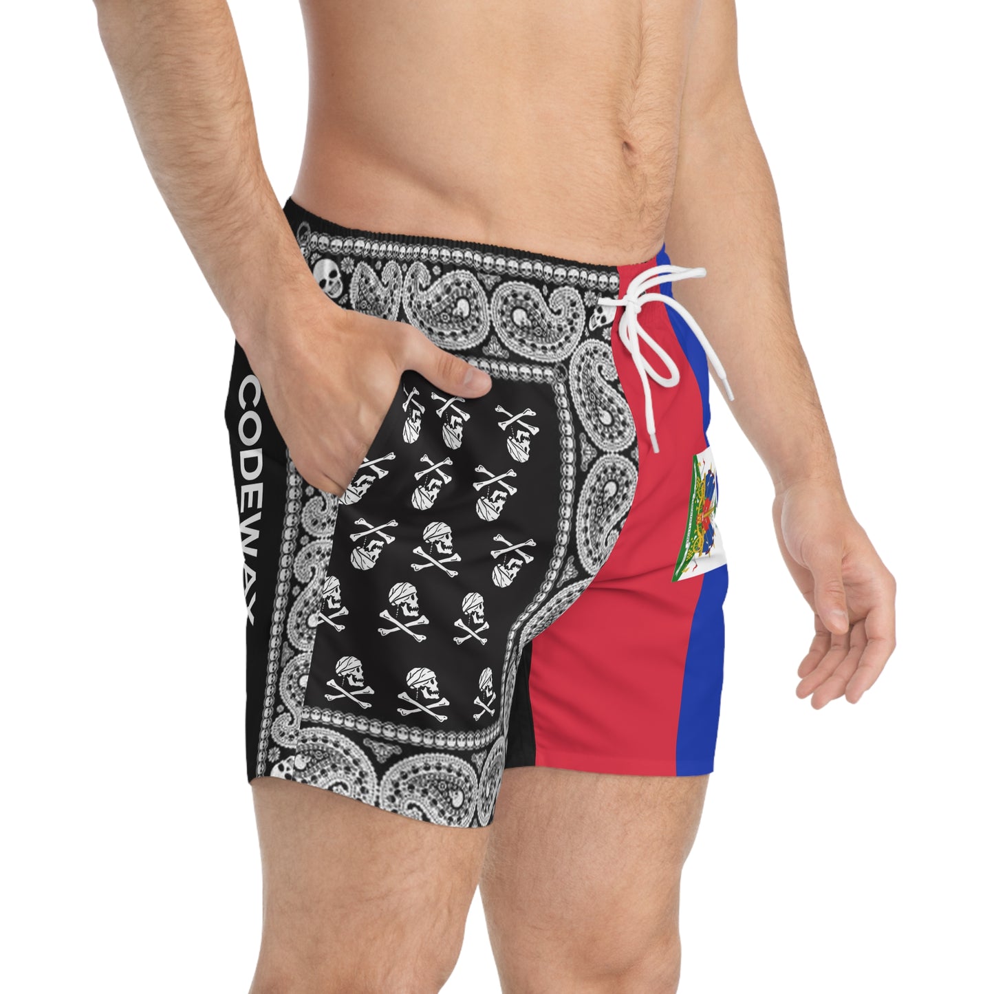 Haiti Code Swim Trunks