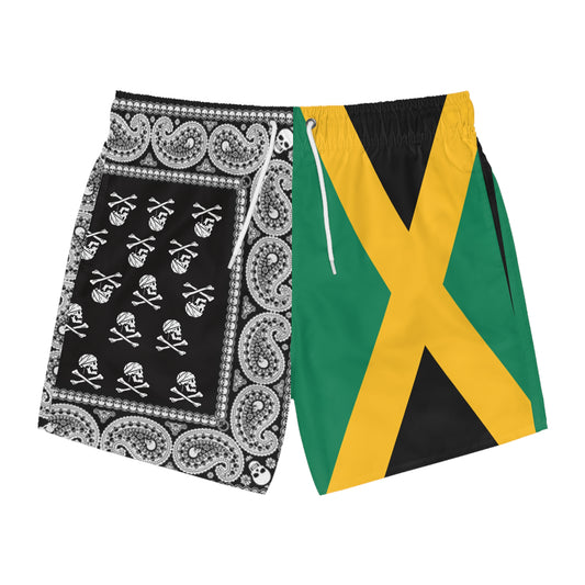 Full Jamaica Code Swim Trunks