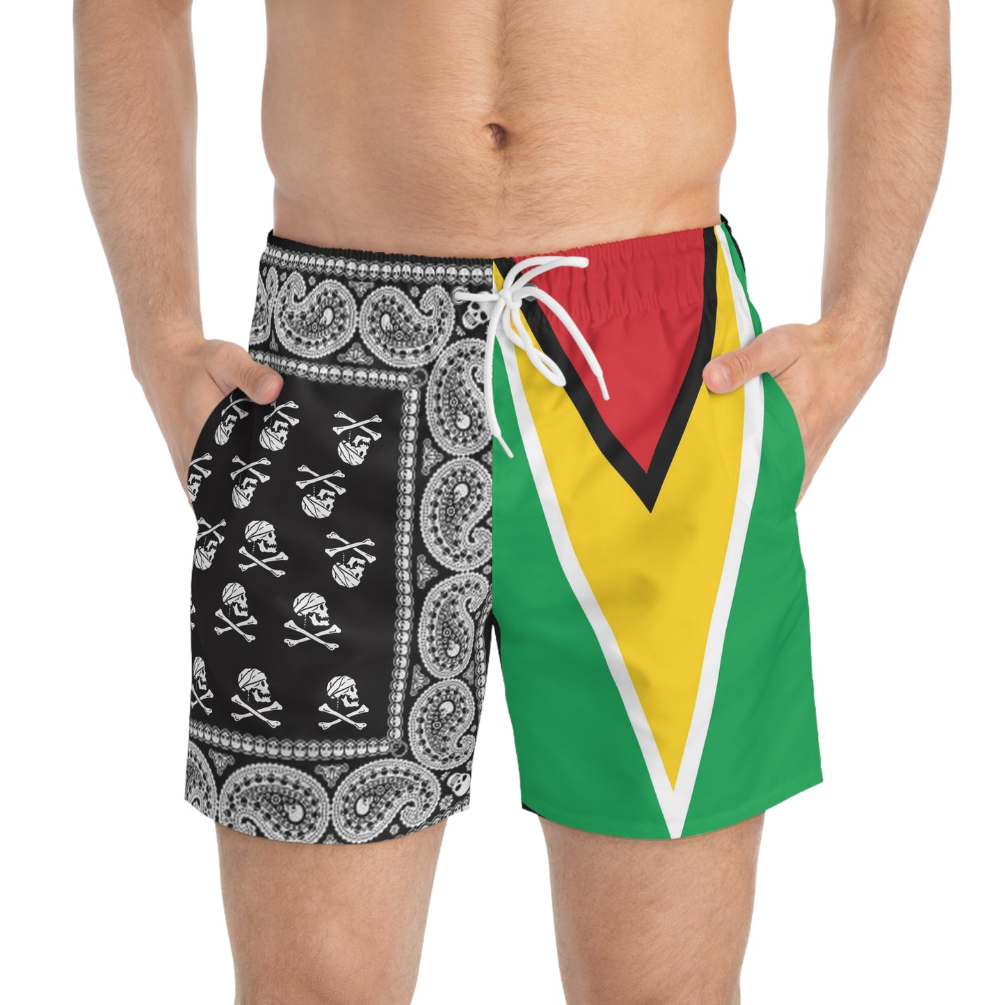 Full Guyanese Code Swim Trunks