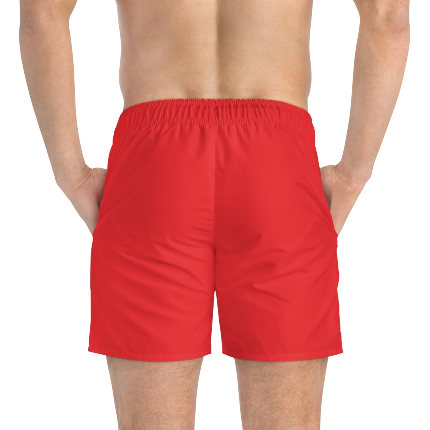 (Red) Soca Code Swim Trunks