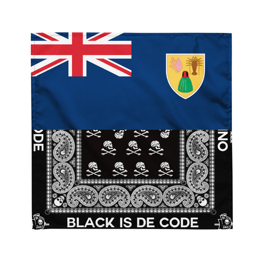 Turks and Caicos Code bandana