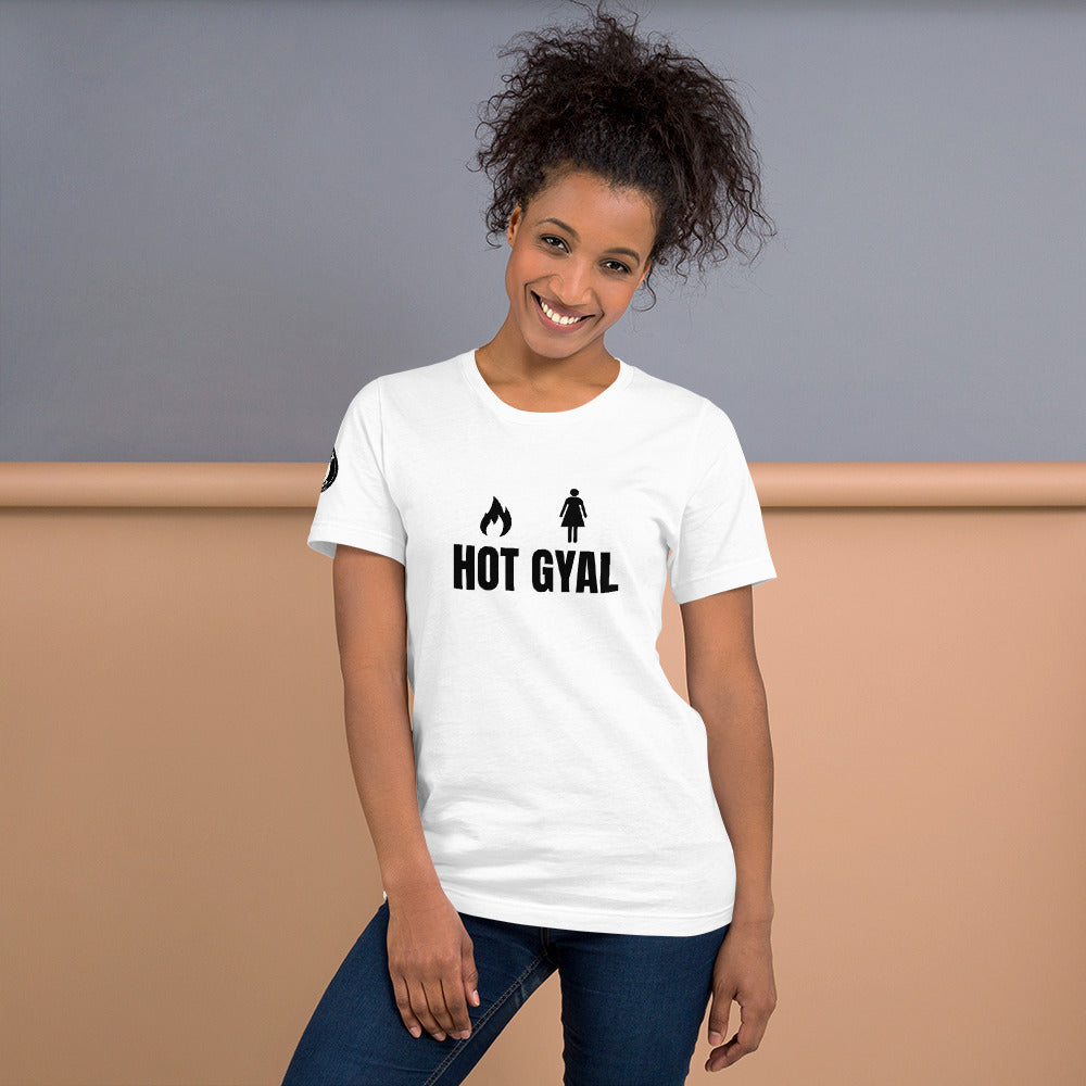 Hot Gyal White t-shirt