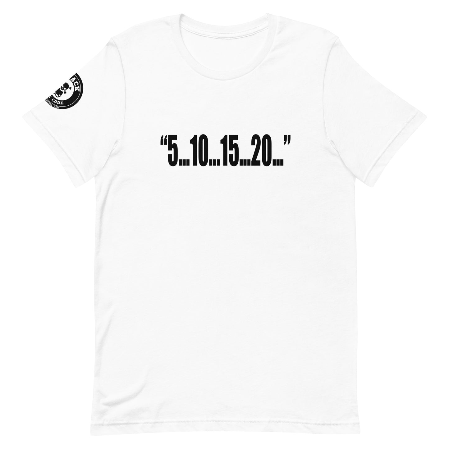 5 10 15 20 white t-shirt